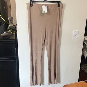 NWT H&M Tan Flare Pants
